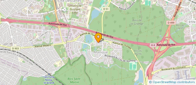 localisation de l'entreprise SCI MANNFAT  EMERAINVILLE