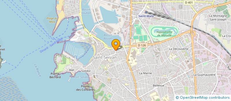 localisation de l'entreprise SCI MANNICK  SAINT-MALO