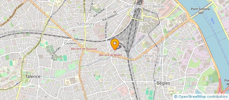 localisation de l'entreprise SCI MANNIE  BORDEAUX