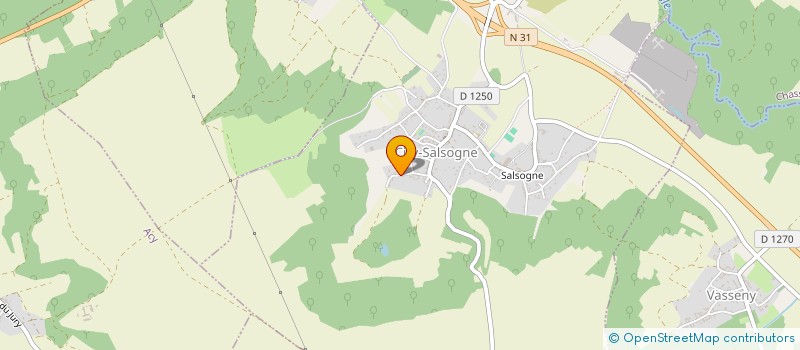 localisation de l'entreprise SCI MANNIER  CIRY-SALSOGNE