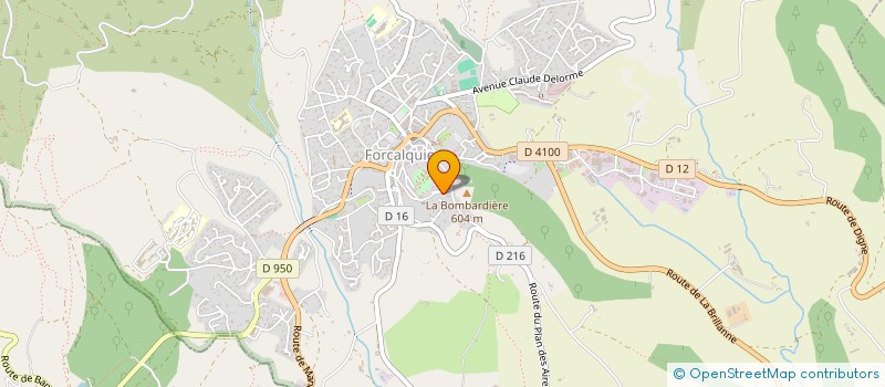 localisation de l'entreprise SCI MANNIK à FORCALQUIER