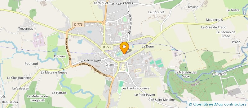 localisation de l'entreprise SCI MANNO  GUER