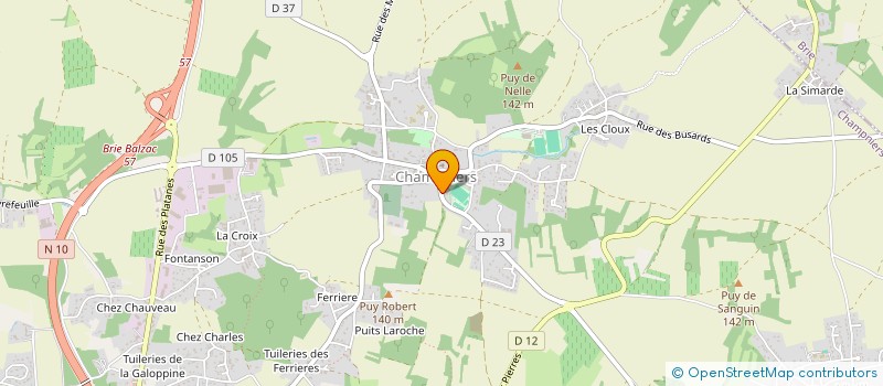 localisation de l'entreprise SCI MANNONE à CHAMPNIERS