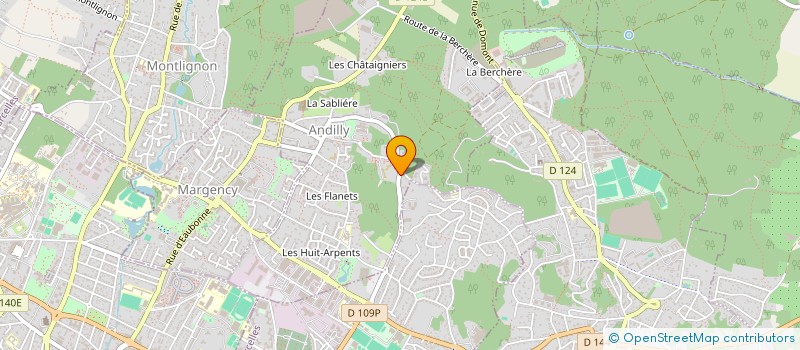 localisation de l'entreprise SCI MANNUCCI LES CURES  ANDILLY