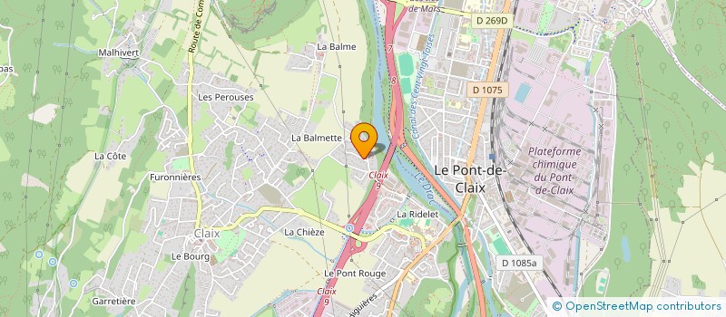 localisation de l'entreprise SCI MANNY  CLAIX