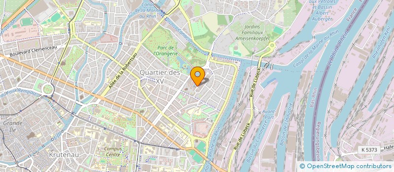 localisation de l'entreprise SCI MANO  STRASBOURG
