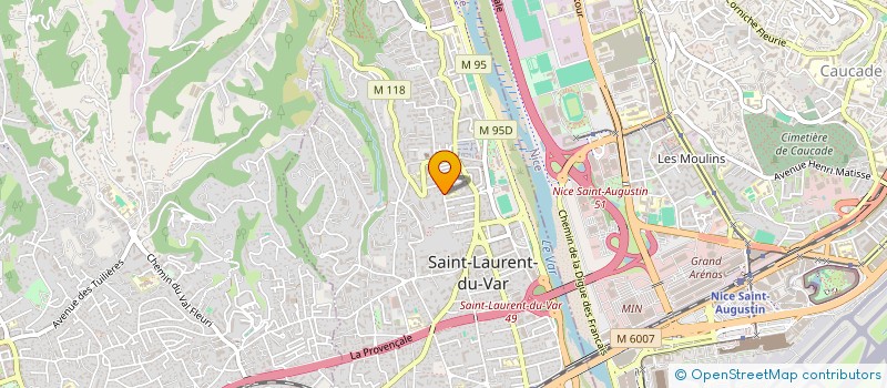 localisation de l'entreprise SCI MANO à SAINT-LAURENT-DU-VAR