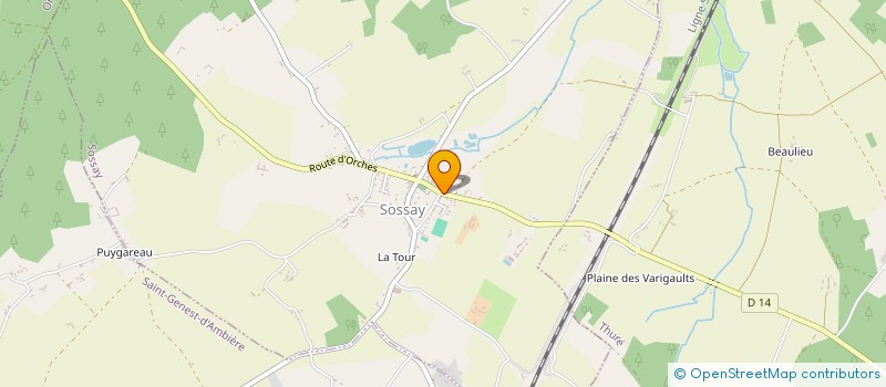 localisation de l'entreprise SCI MANO  SOSSAIS