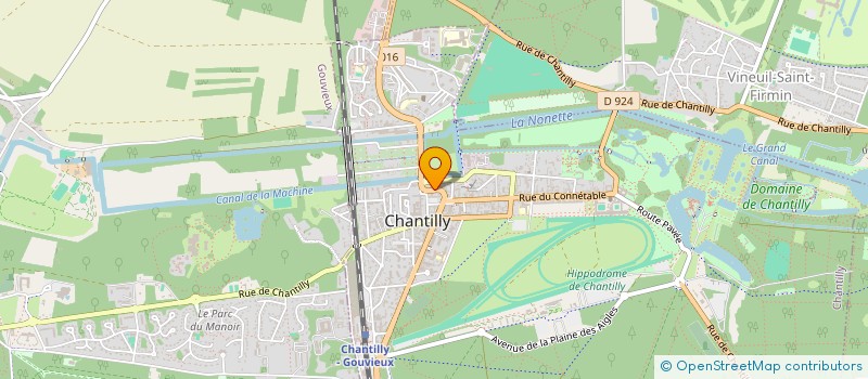 localisation de l'entreprise SCI MANO  CHANTILLY