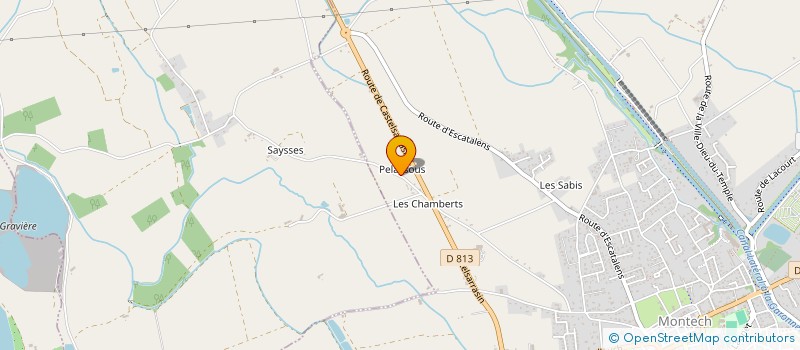 localisation de l'entreprise SCI MANO  MONTECH