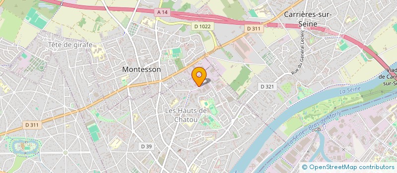 localisation de l'entreprise SCI MANO  CHATOU