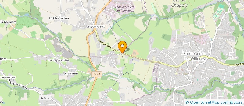 localisation de l'entreprise SCI MANO  GREZIEU-LA-VARENNE