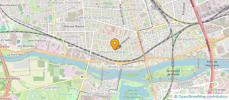 localisation de l'entreprise SCI MANO ROJO  TOURS