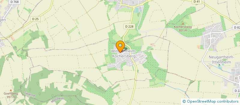 localisation de l'entreprise SCI MANO27A  WINTZENHEIM-KOCHERSBERG