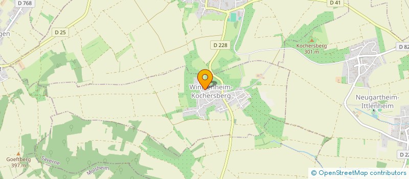 localisation de l'entreprise SCI MANO86B  WINTZENHEIM-KOCHERSBERG