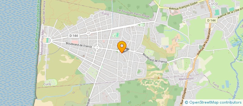 localisation de l'entreprise SCI MANOANHO  CUCQ