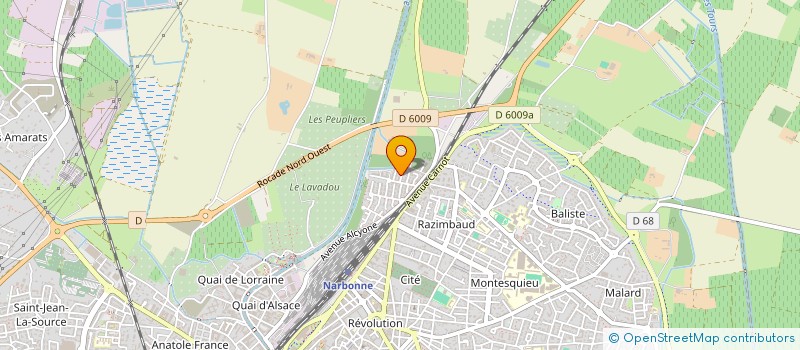 localisation de l'entreprise SCI MANOCE à NARBONNE