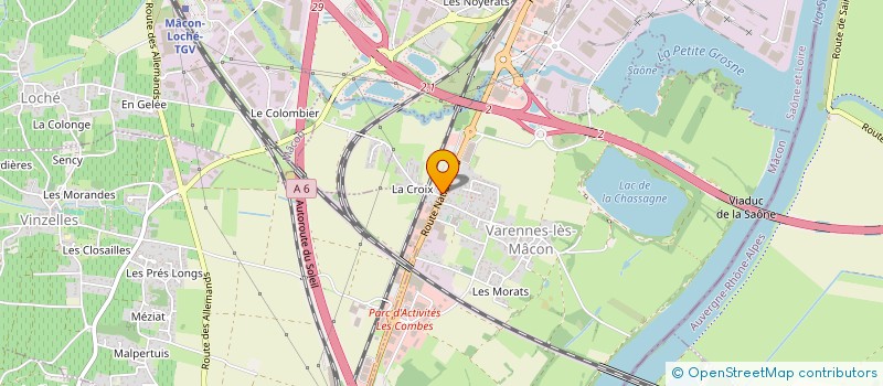 localisation de l'entreprise SCI MANOCYAN 46 à VARENNES-LES-MACON