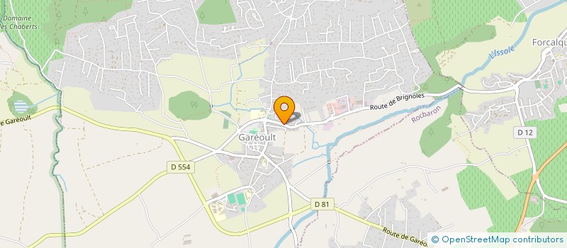 localisation de l'entreprise SCI MANOE  GAREOULT