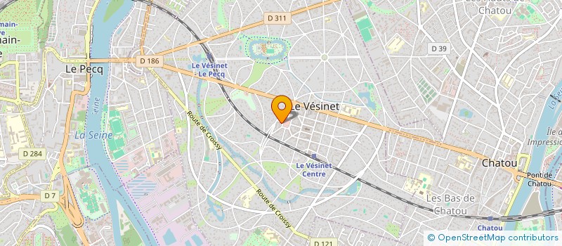 localisation de l'entreprise SCI MANOEL  LE VESINET