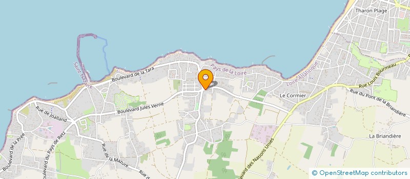 localisation de l'entreprise SCI MANOELAN à LA PLAINE-SUR-MER