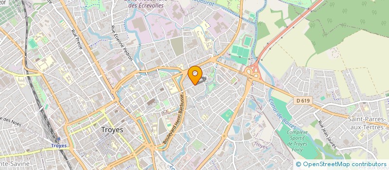 localisation de l'entreprise SCI MANOFAZ à TROYES
