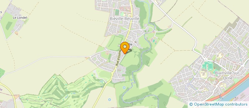 localisation de l'entreprise SCI MANOIR BALLEROY  BIEVILLE-BEUVILLE