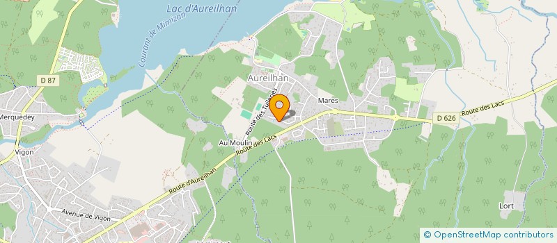 localisation de l'entreprise SCI MANOIR DARRICAU PASTEUR  AUREILHAN