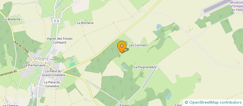 localisation de l'entreprise SCI MANOIR DE FERTE à ORBIGNY