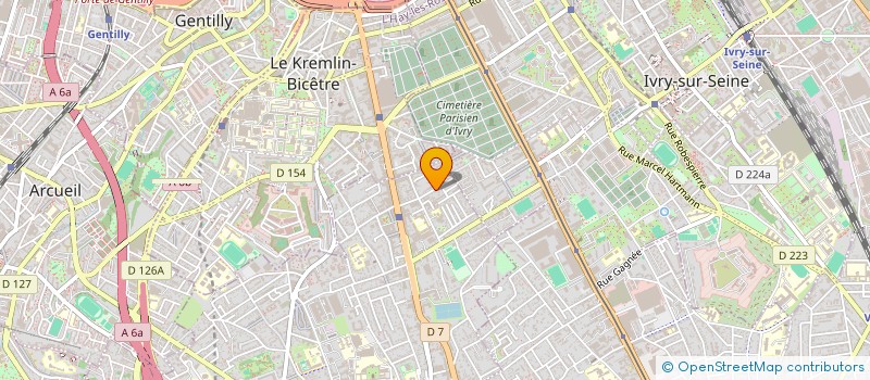 localisation de l'entreprise SCI MANOIR DE L'EMONDERIE à VILLEJUIF