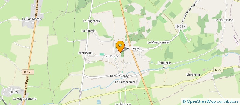 localisation de l'entreprise SCI MANOIR DE SAUSSEY  SAUSSEY