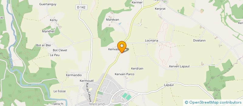 localisation de l'entreprise SCI MANOIR DU BOIS  PLUMELIAU-BIEUZY