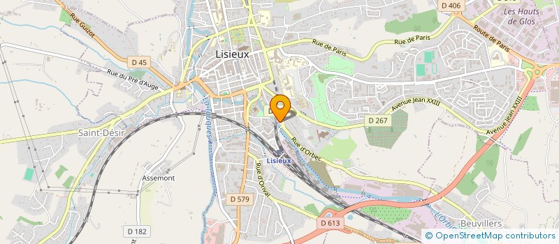 localisation de l'entreprise SCI MANOIR DU BOURG  LISIEUX