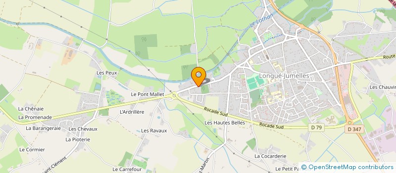 localisation de l'entreprise SCI MANOIR RIGAUDERIE  LONGUE-JUMELLES