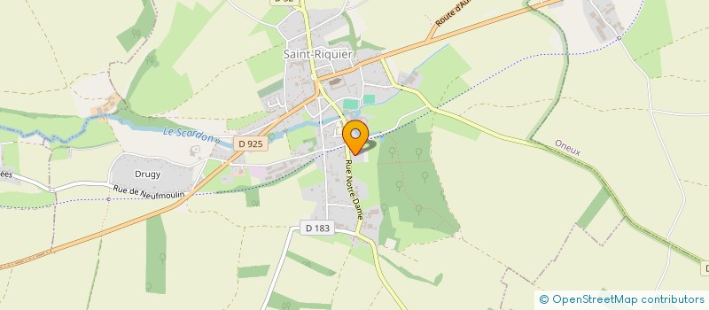 localisation de l'entreprise SCI MANOIR SAINT RIQUIER  SAINT-RIQUIER