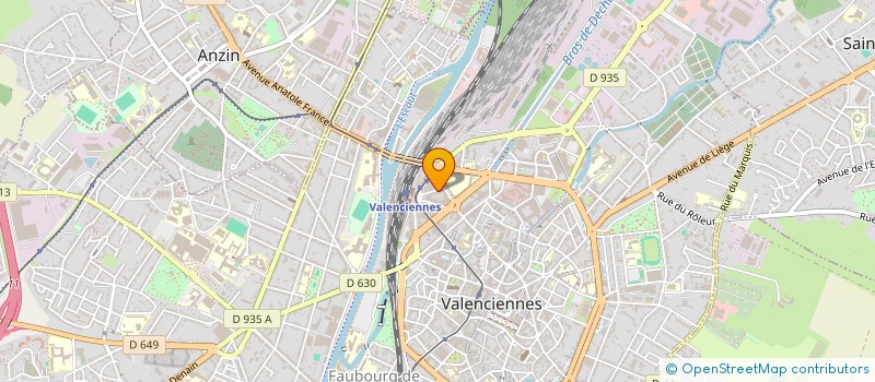 localisation de l'entreprise SCI MANOISE  VALENCIENNES