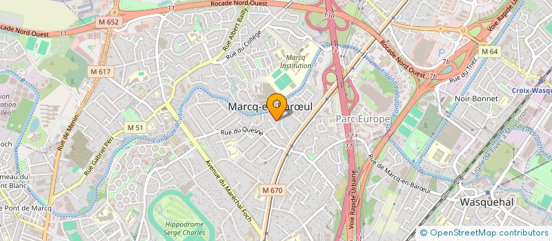 localisation de l'entreprise SCI MANOLA à MARCQ-EN-BARŒUL