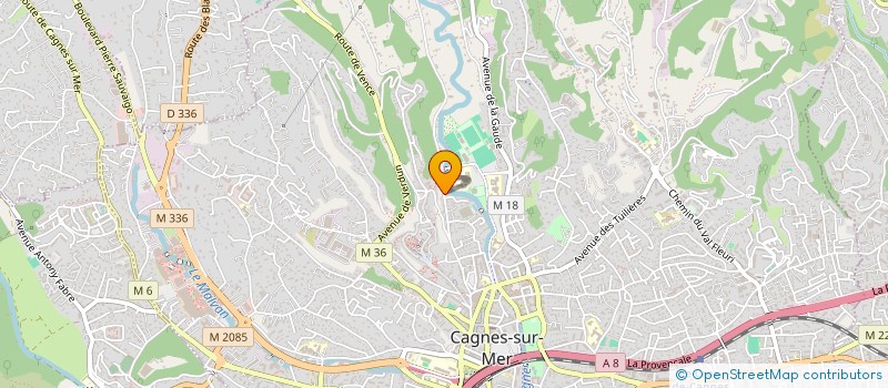 localisation de l'entreprise SCI MANOLA à CAGNES-SUR-MER
