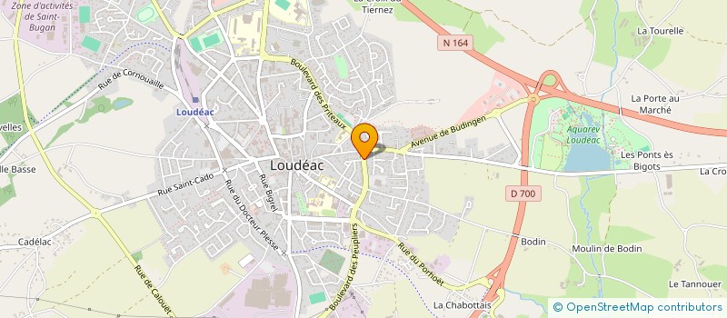 localisation de l'entreprise SCI MANOLA à LOUDEAC