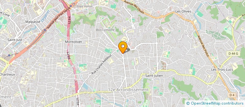 localisation de l'entreprise SCI MANOLAS à MARSEILLE