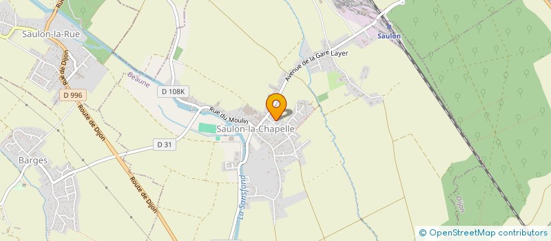 localisation de l'entreprise SCI MANOLEA  SAULON-LA-CHAPELLE