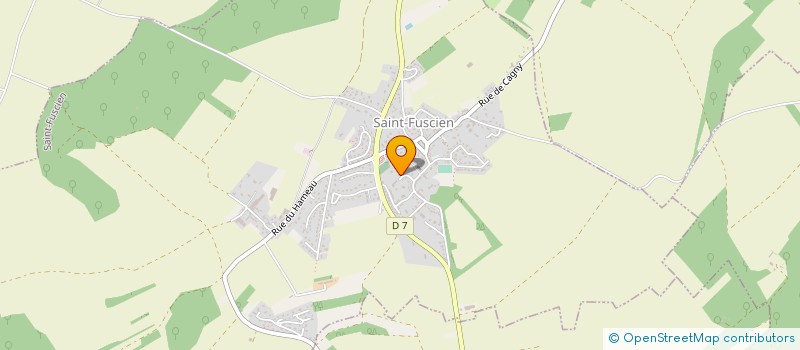 localisation de l'entreprise SCI MANOLEA à SAINT-FUSCIEN