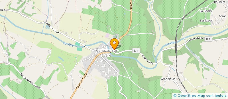 localisation de l'entreprise SCI MANOLLIE  CAHUZAC-SUR-VERE