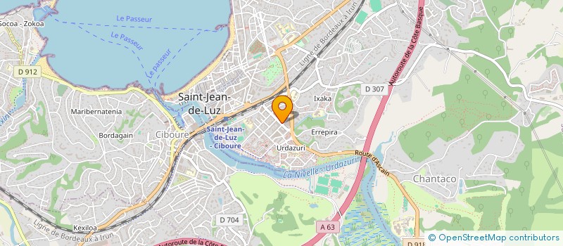 localisation de l'entreprise SCI MANOLO à SAINT-JEAN-DE-LUZ