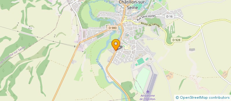 localisation de l'entreprise SCI MANOLU  CHATILLON-SUR-SEINE