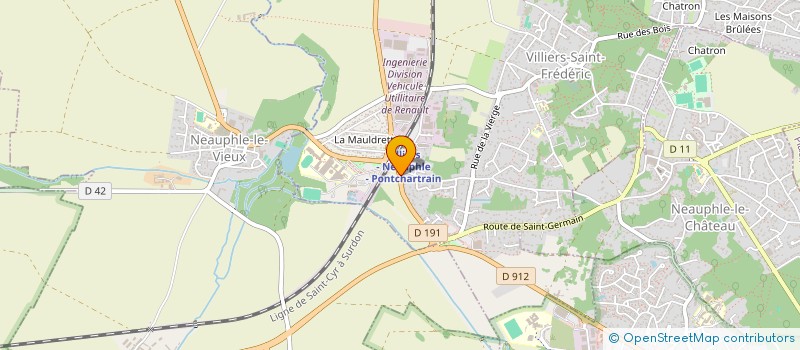 localisation de l'entreprise SCI MANOLYA  VILLIERS-SAINT-FREDERIC