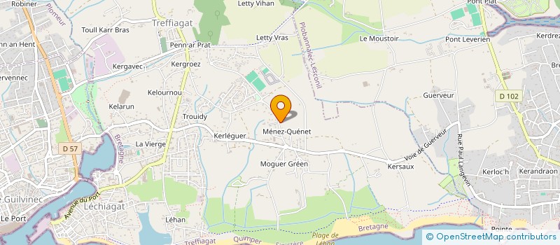 localisation de l'entreprise SCI MANON  TREFFIAGAT