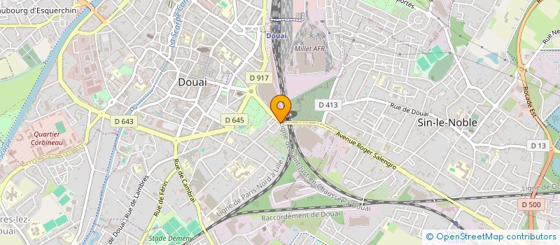 localisation de l'entreprise SCI MANON  DOUAI