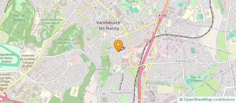 localisation de l'entreprise SCI MANON  VANDUVRE-LES-NANCY