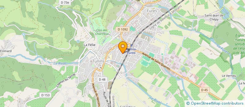 localisation de l'entreprise SCI MANON  SAINT-QUENTIN-SUR-ISERE